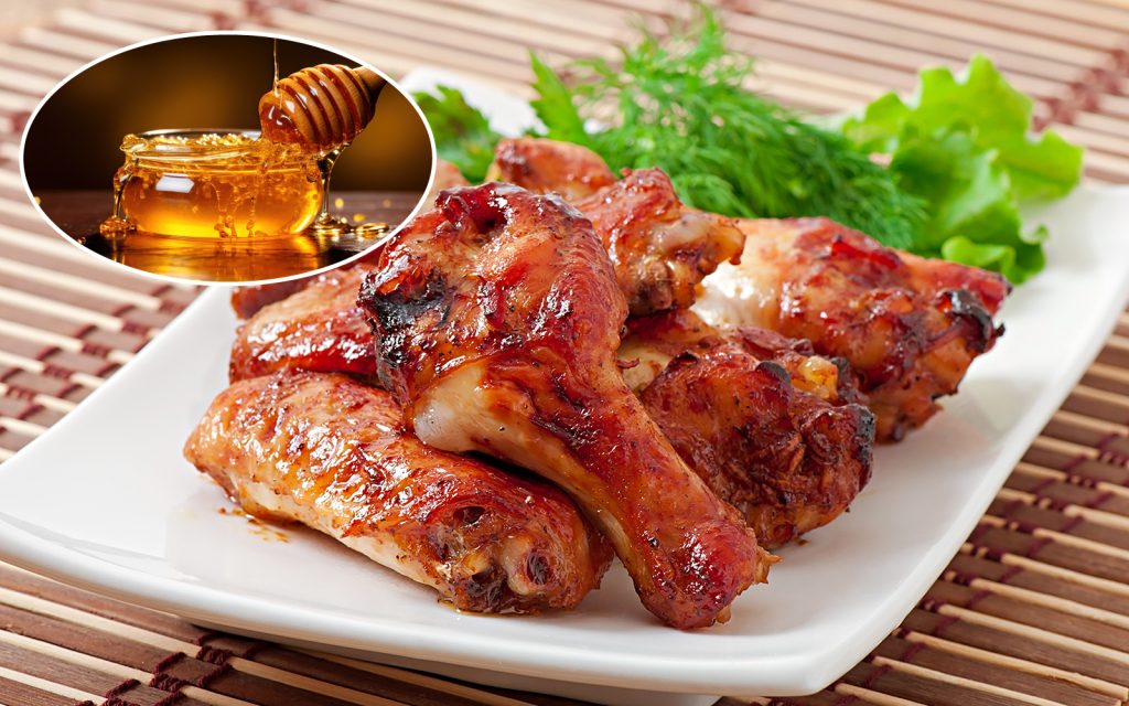 Gà nướng mật ong hướng dẫn bởi mật ong Doanh Hà